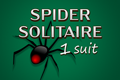 Spider Solitaire 1 suit